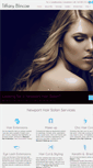Mobile Screenshot of newporthairbytiffany.com
