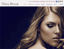 Tablet Screenshot of newporthairbytiffany.com